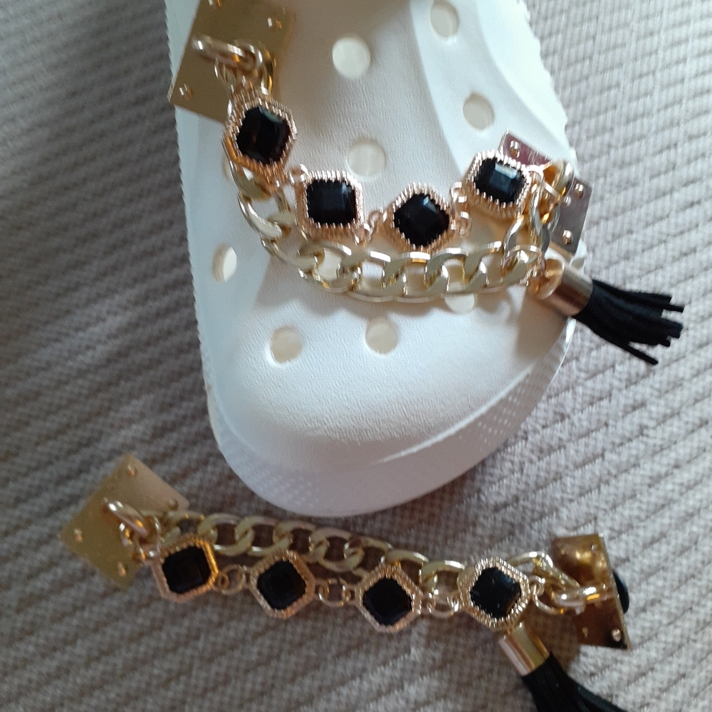 2 crocs shoe chains. NWOT